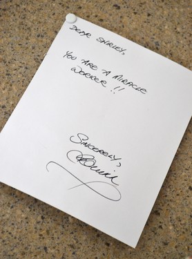 Handwritten note: You are a miracle worker!!